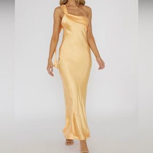 Selfie Leslie One Shoulder Dress, Color-Rockmelon